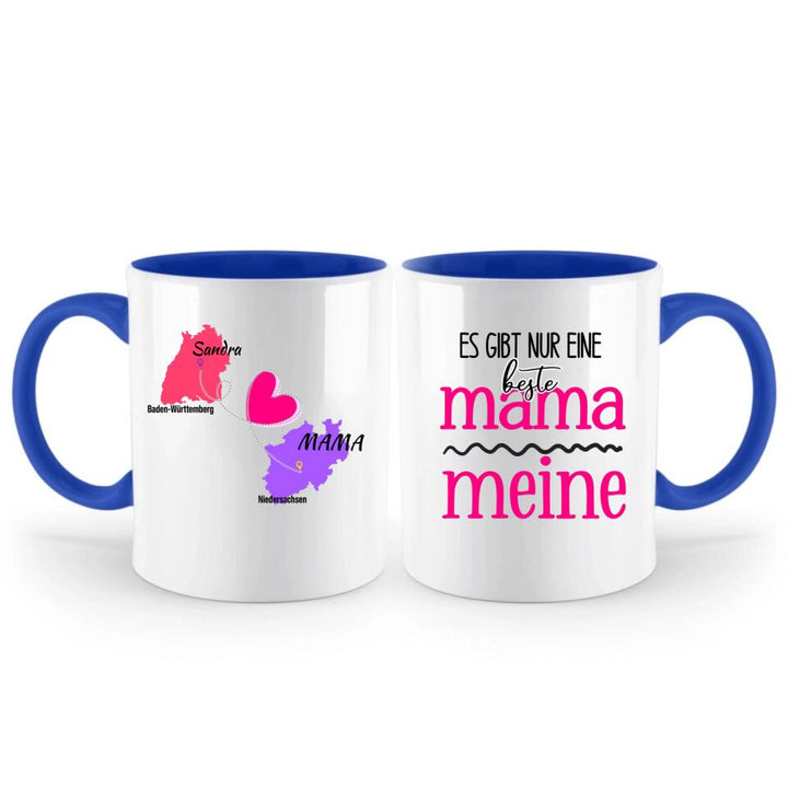 Zuhause ist da, wo Mama ist Tasse, Geschenk für Muttertag - printpod.de