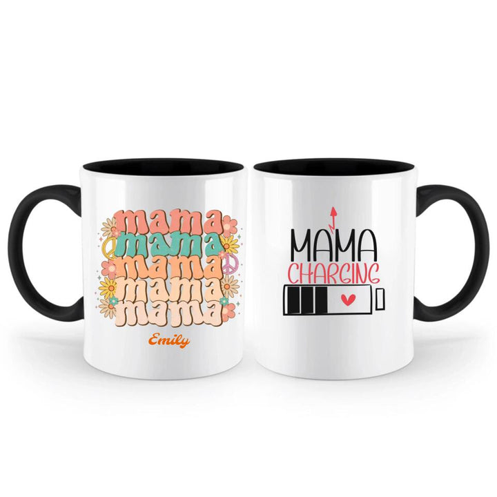 Mama Charging Tasse,Geschenk Muttertag,Geburtstagsgeschenk Mama,Personalisierte Tasse ,Mama Geschenk - printpod.de