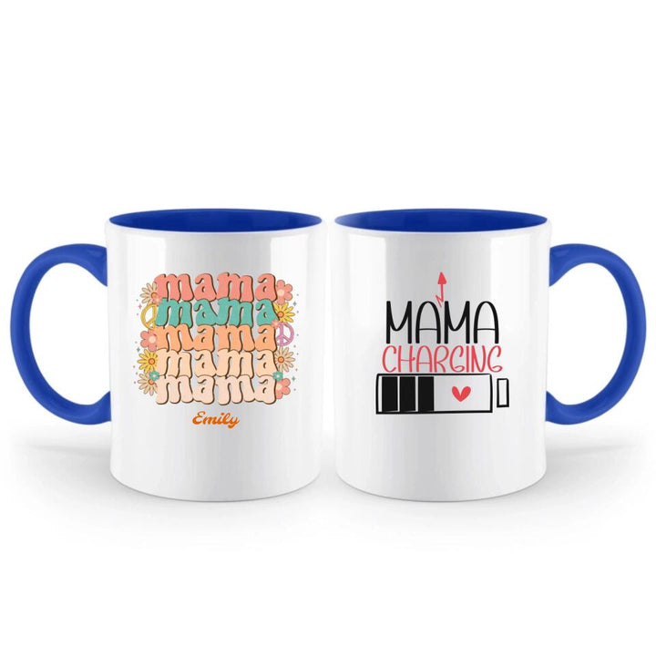 Mama Charging Tasse,Geschenk Muttertag,Geburtstagsgeschenk Mama,Personalisierte Tasse ,Mama Geschenk - printpod.de