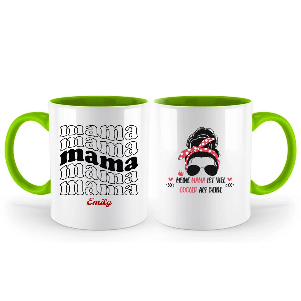 Meine Mama ist viel cooler als deine Tasse, Geschenk Muttertag, Geburtstagsgeschenk Mama - printpod.de