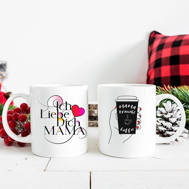 Ich Liebe Dich Mama ♥ - Spruch Tasse - Personalisierte Tasse - Spruch Tasse - printpod.de