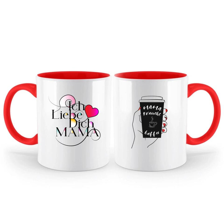 Ich Liebe Dich Mama ♥ - Spruch Tasse - Personalisierte Tasse - Spruch Tasse - printpod.de