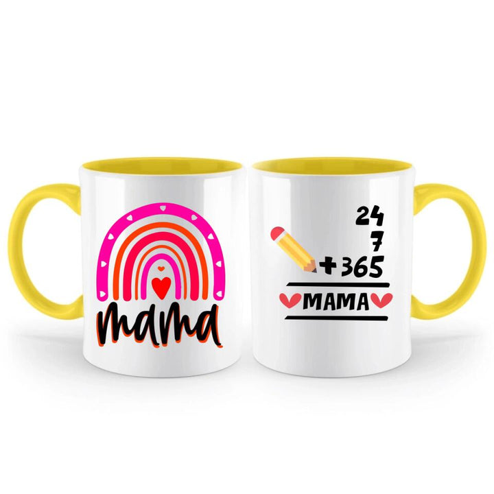 Geschenk Muttertag,Geburtstagsgeschenk Mama,Tasse ,Mama GeschenkTasse 24 + 7 + 365 = Mama,Geschenkideen - printpod.de