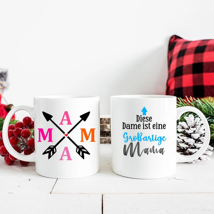 Diese Dame ist eine Großartige Mama Tasse,Geschenk Muttertag,Geburtstagsgeschenk Mama,Mama Tasse - printpod.de