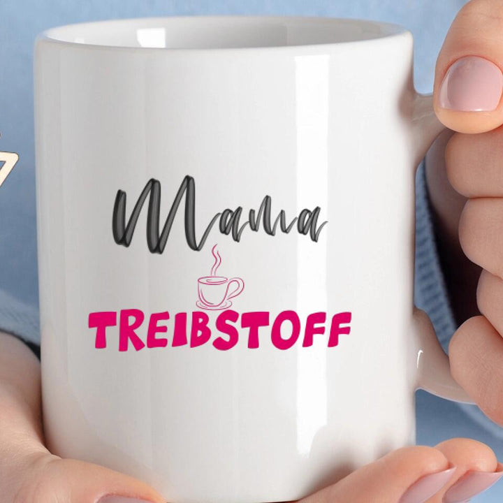 Mama Treibstoff Tasse, Geschenk Muttertag, Geburtstagsgeschenk Mama, Personalisierte Tasse, Mama Geschenk, Geschenkideen - printpod.de