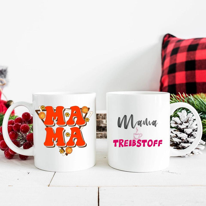 Mama Treibstoff Tasse, Geschenk Muttertag, Geburtstagsgeschenk Mama, Personalisierte Tasse, Mama Geschenk, Geschenkideen - printpod.de