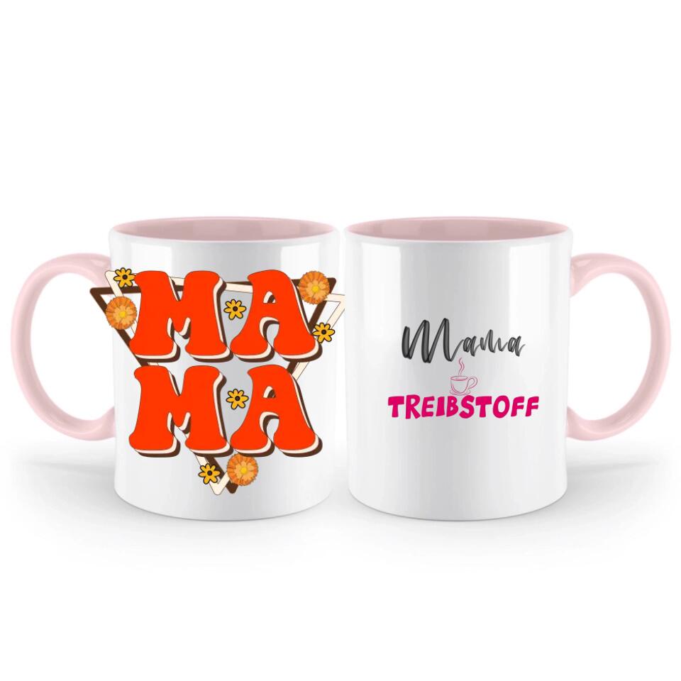 Mama Treibstoff Tasse, Geschenk Muttertag, Geburtstagsgeschenk Mama, Personalisierte Tasse, Mama Geschenk, Geschenkideen - printpod.de