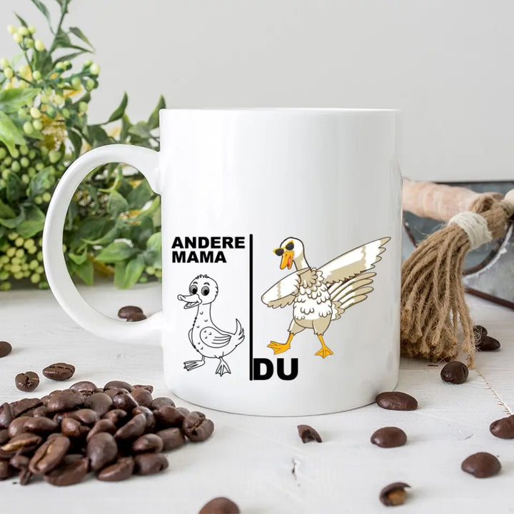 Geschenk Muttertag,Geburtstagsgeschenk Mama,Mama Geschenk,Mama Tasse,Andere Mama Du Tasse - printpod.de