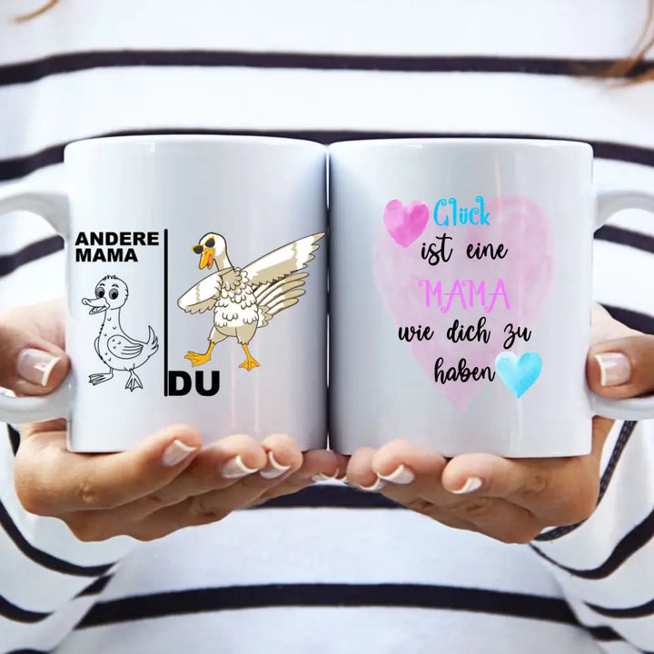 Geschenk Muttertag,Geburtstagsgeschenk Mama,Mama Geschenk,Mama Tasse,Andere Mama Du Tasse - printpod.de