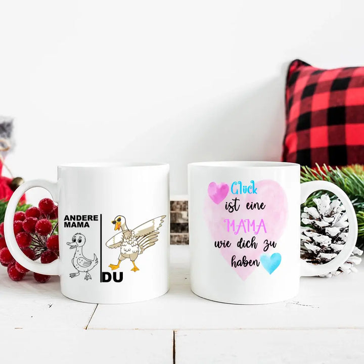 Geschenk Muttertag,Geburtstagsgeschenk Mama,Mama Geschenk,Mama Tasse,Andere Mama Du Tasse - printpod.de