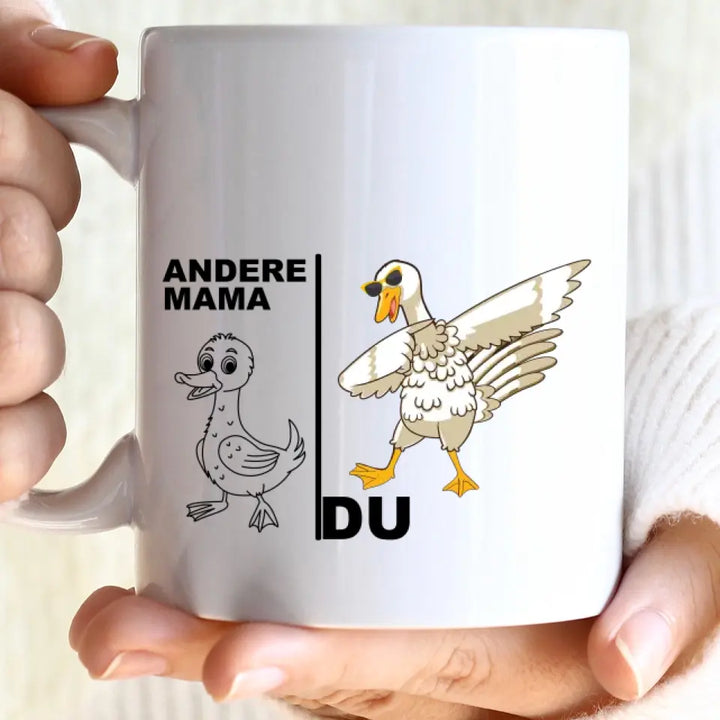 Geschenk Muttertag,Geburtstagsgeschenk Mama,Mama Geschenk,Mama Tasse,Andere Mama Du Tasse - printpod.de