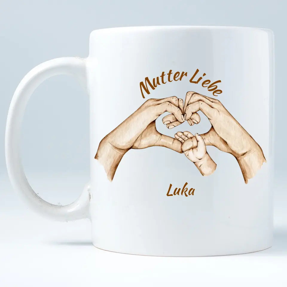 Mutter Liebe Tasse, Geschenk Muttertag, Geburtstagsgeschenk Mama - printpod.de