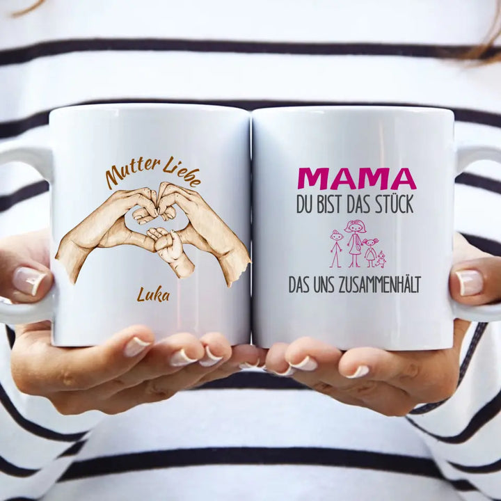 Mutter Liebe Tasse, Geschenk Muttertag, Geburtstagsgeschenk Mama - printpod.de