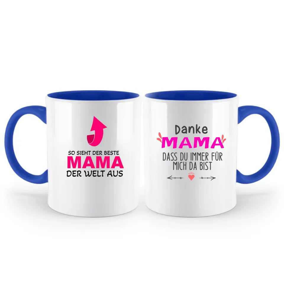 Mama Tasse,So Sieht der Beste Mama der Welt aus Tasse, Geschenk Muttertag, Geburtstagsgeschenk Mama, Mama Geschenk - printpod.de