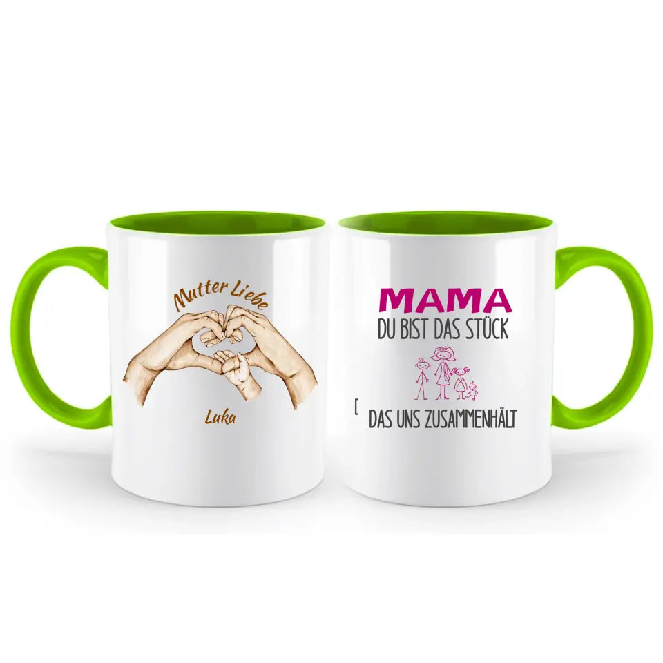 Mutter Liebe Tasse, Geschenk Muttertag, Geburtstagsgeschenk Mama - printpod.de