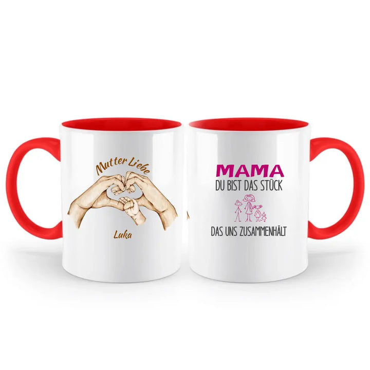 Mutter Liebe Tasse, Geschenk Muttertag, Geburtstagsgeschenk Mama - printpod.de