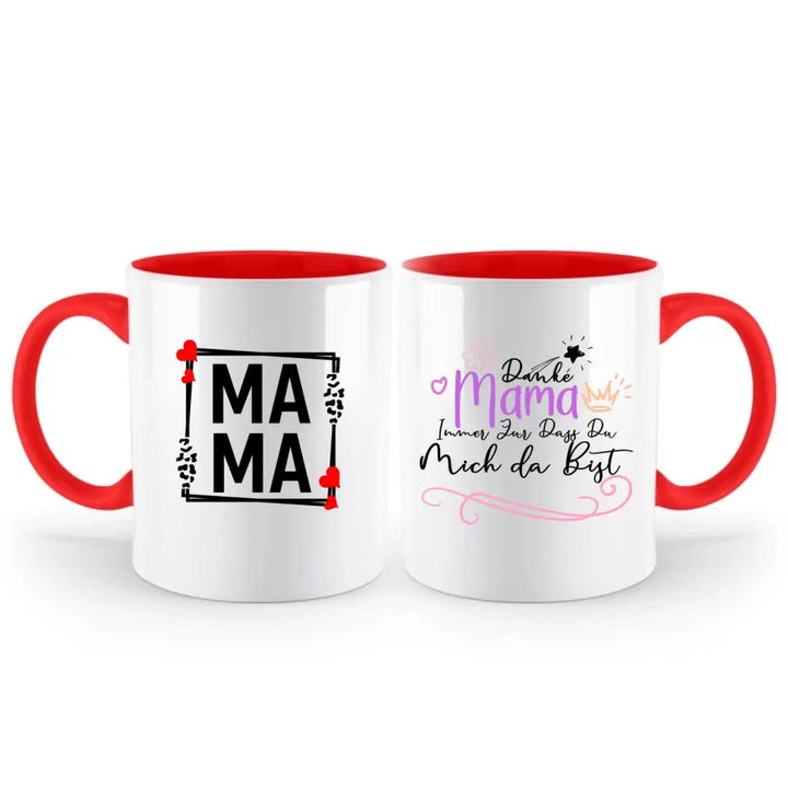 Danke Mama Immer Für Dass Du Mich da Bist Tasse, Personalisierte Tasse , Mama Geschenk,Mama Tasse,Geschenkideen - printpod.de