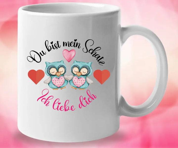 Du bist mein Schatz - Ich liebedich Sprüche für kaffeetasse - printpod.de