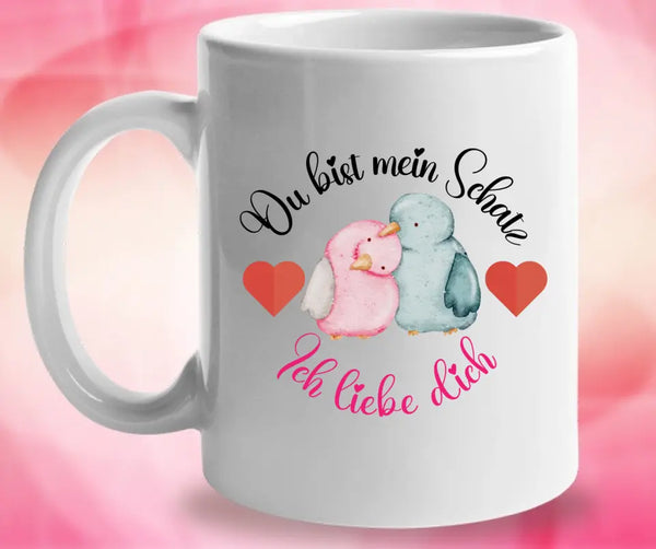 Sprüche Tasse - Ich liebedich -Du bist mein schatz