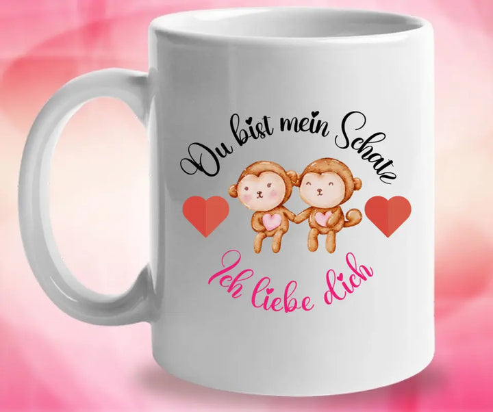 Du bist mein Schatz Tasse - Prsönliche Geschenke für Schatz