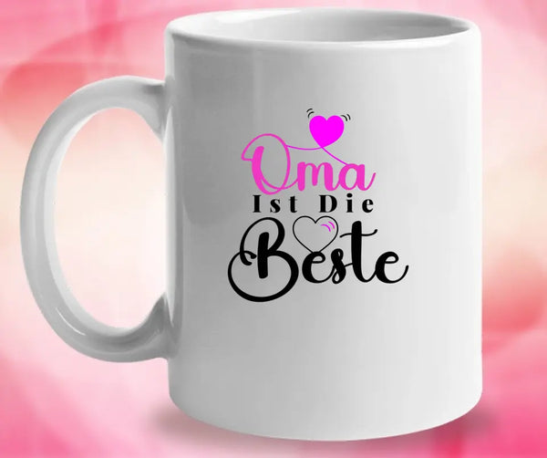 Oma ist die Bestie-Spruch Tasse-Personalisierte Tasse