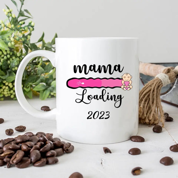 Mama Loading - Personalisierte Tasse - Spruch Tasse - printpod.de