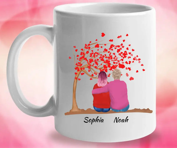 Paar Tasse - Personalisierte geschenke für den partner