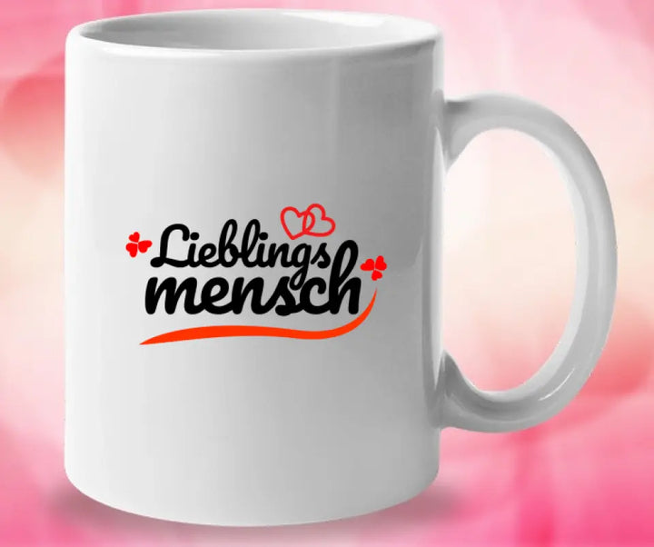 Lieblingsmensch Tasse - Geschenkideen für den Freundin - printpod.de