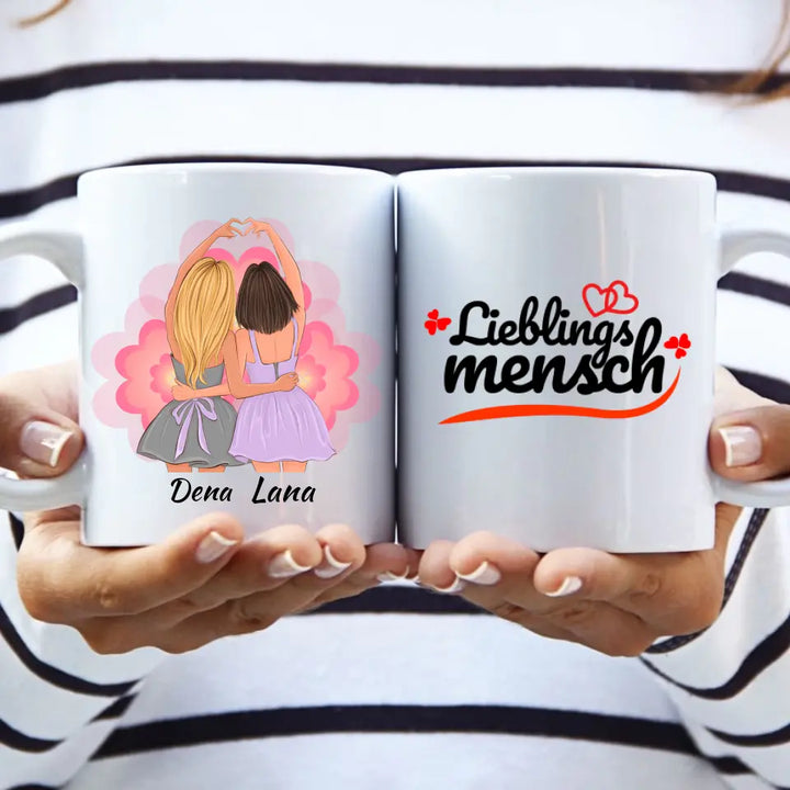 Anpassbar Tasse Lieblingsmensch - printpod.de