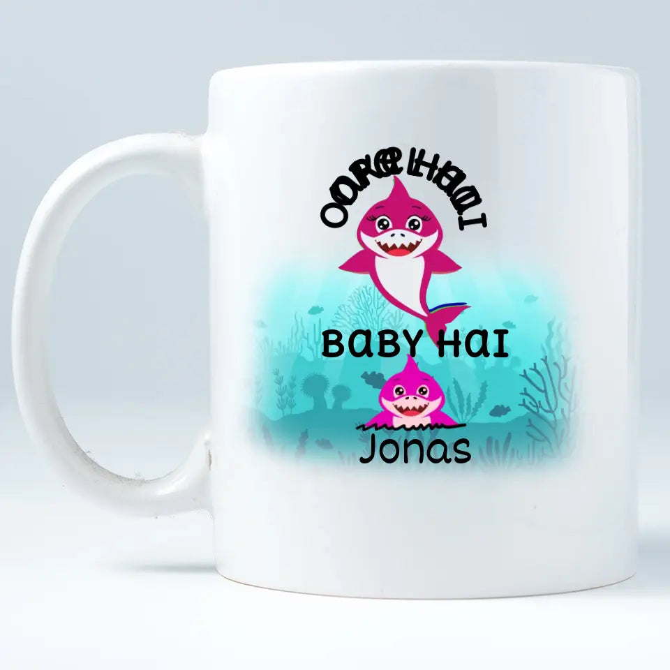 Mama Hai Tasse, Geschenk Muttertag, Geburtstagsgeschenk Mama, Personalisierte Tasse, Mama Geschenk, Mama Tasse - printpod.de