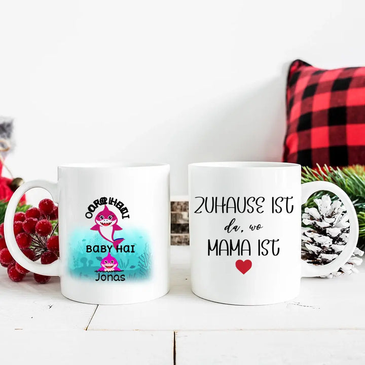 Mama Hai Tasse, Geschenk Muttertag, Geburtstagsgeschenk Mama, Personalisierte Tasse, Mama Geschenk, Mama Tasse - printpod.de