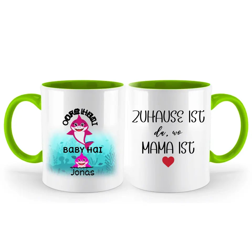 Mama Hai Tasse, Geschenk Muttertag, Geburtstagsgeschenk Mama, Personalisierte Tasse, Mama Geschenk, Mama Tasse - printpod.de