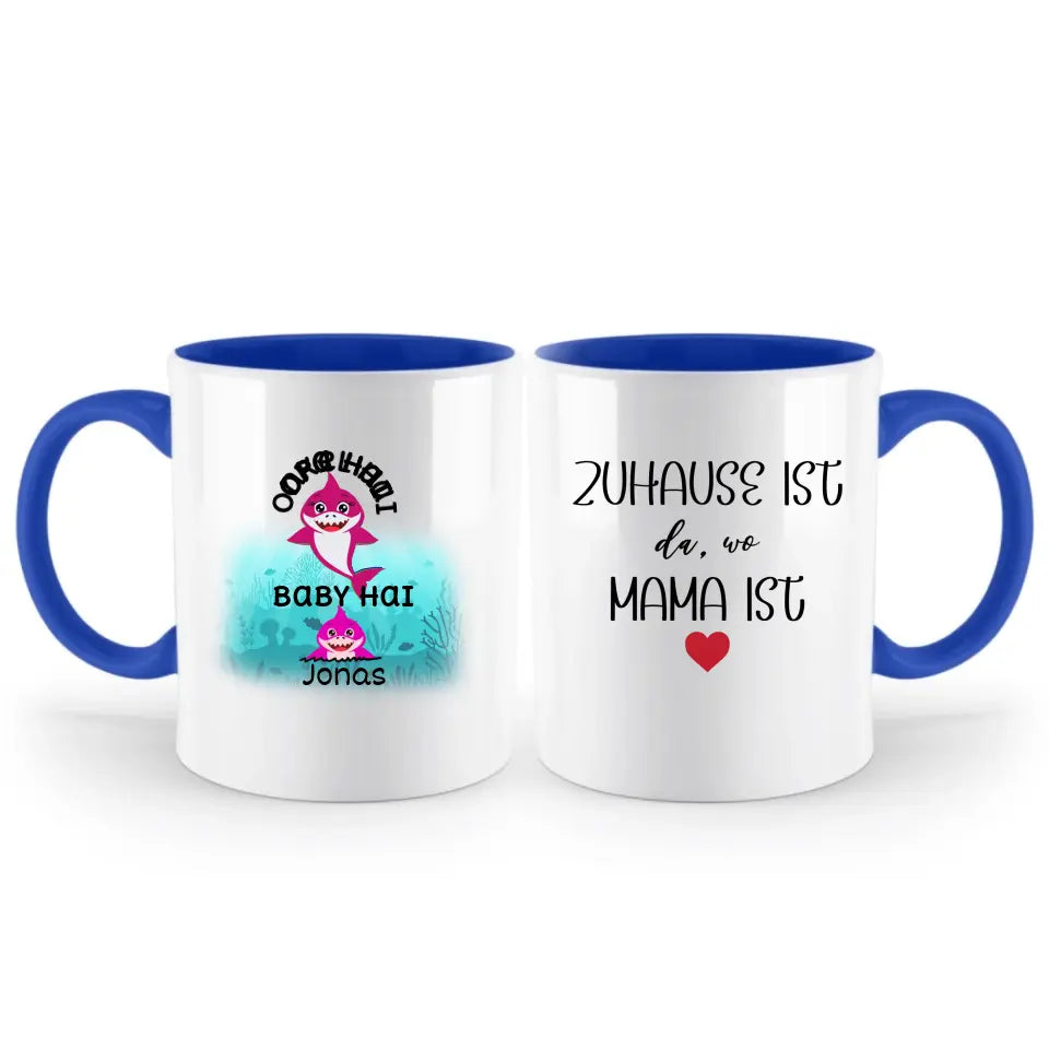 Mama Hai Tasse, Geschenk Muttertag, Geburtstagsgeschenk Mama, Personalisierte Tasse, Mama Geschenk, Mama Tasse - printpod.de