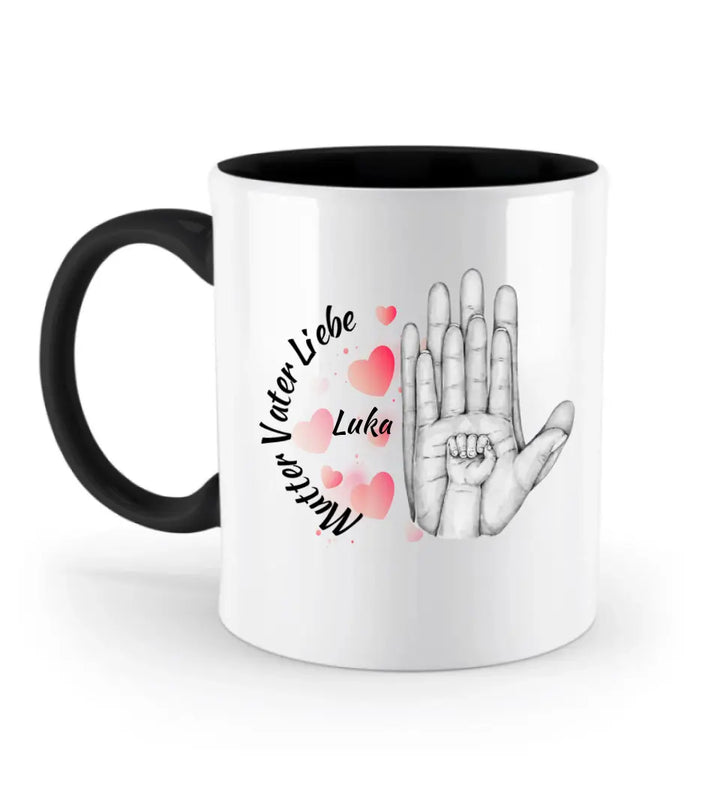 Mutter Vater Liebe Tasse, Geschenk Muttertag, Geburtstagsgeschenk Mama - printpod.de