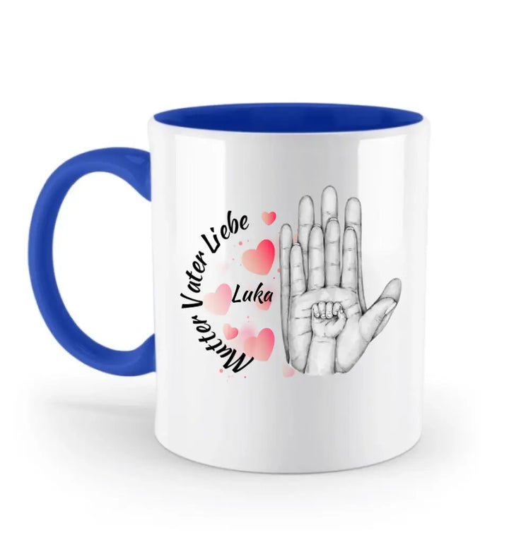 Mutter Vater Liebe Tasse, Geschenk Muttertag, Geburtstagsgeschenk Mama - printpod.de