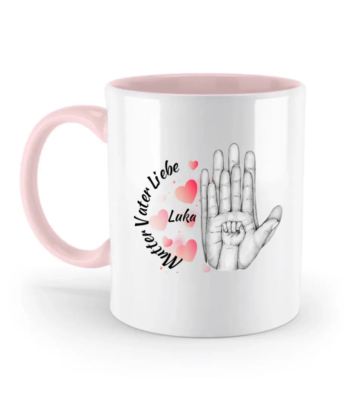 Mutter Vater Liebe Tasse, Geschenk Muttertag, Geburtstagsgeschenk Mama - printpod.de