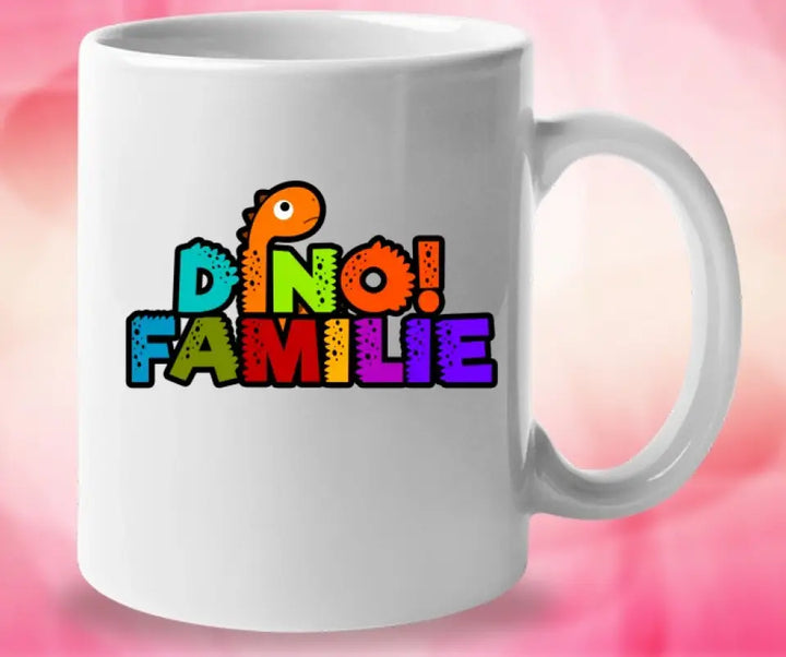 Dino Tasse, Personalisierte Tasse, Geschenkideen, Personalisierte Tasse Familie - printpod.de