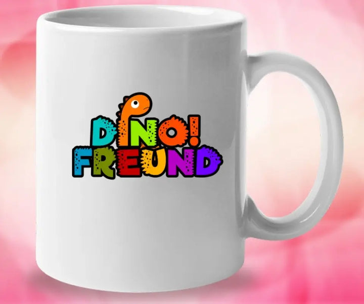 Kindertasse, Kindertasse mit namen, Dino Tasse, Kindergeburtstag Geschenk, Geschenke für Jungen Mädchen Sohn Tochter - printpod.de