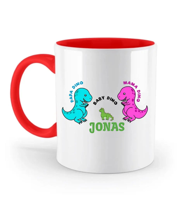 Dino Tasse, Personalisierte Tasse, Geschenkideen, Personalisierte Tasse Familie - printpod.de