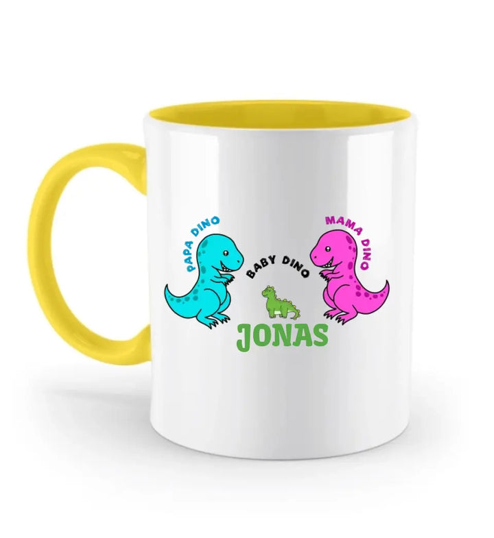 Dino Tasse, Personalisierte Tasse, Geschenkideen, Personalisierte Tasse Familie - printpod.de