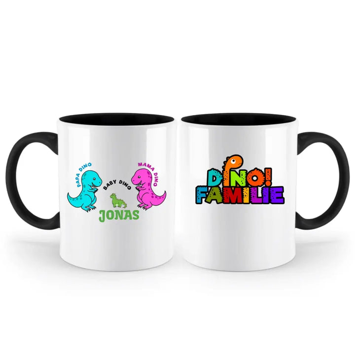 Dino Tasse, Personalisierte Tasse, Geschenkideen, Personalisierte Tasse Familie - printpod.de