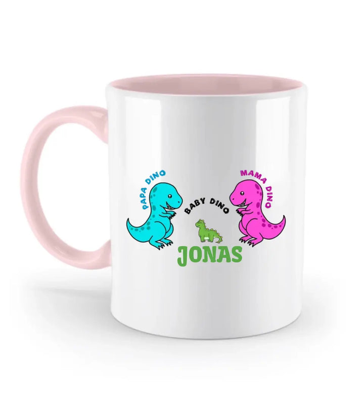 Dino Tasse, Personalisierte Tasse, Geschenkideen, Personalisierte Tasse Familie - printpod.de