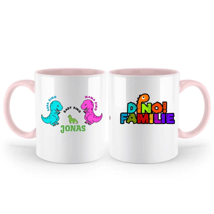 Dino Tasse, Personalisierte Tasse, Geschenkideen, Personalisierte Tasse Familie - printpod.de