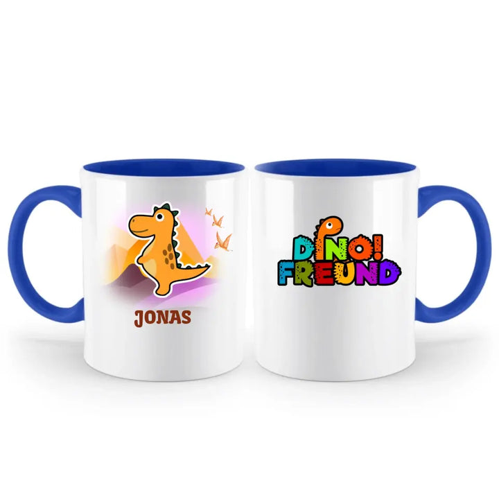 Kindertasse, Kindertasse mit namen, Dino Tasse, Kindergeburtstag Geschenk, Geschenke für Jungen Mädchen Sohn Tochter - printpod.de