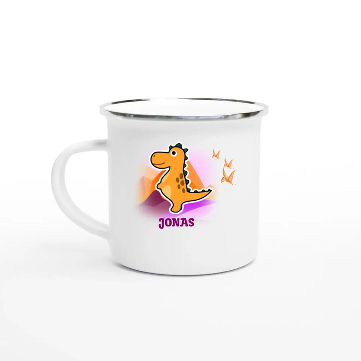 Kindertasse, Kindertasse mit namen, Dino Tasse, Kindergeburtstag Geschenk, Geschenke für Jungen Mädchen Sohn Tochter - printpod.de