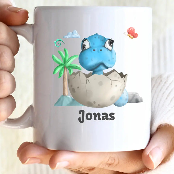 Dino Tasse, personalisierte kindergeschenke, kindertasse mit namenKindergeschenke, Kindergeburtstag Geschenk - printpod.de