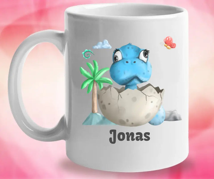 Dino Tasse, personalisierte kindergeschenke, kindertasse mit namenKindergeschenke, Kindergeburtstag Geschenk