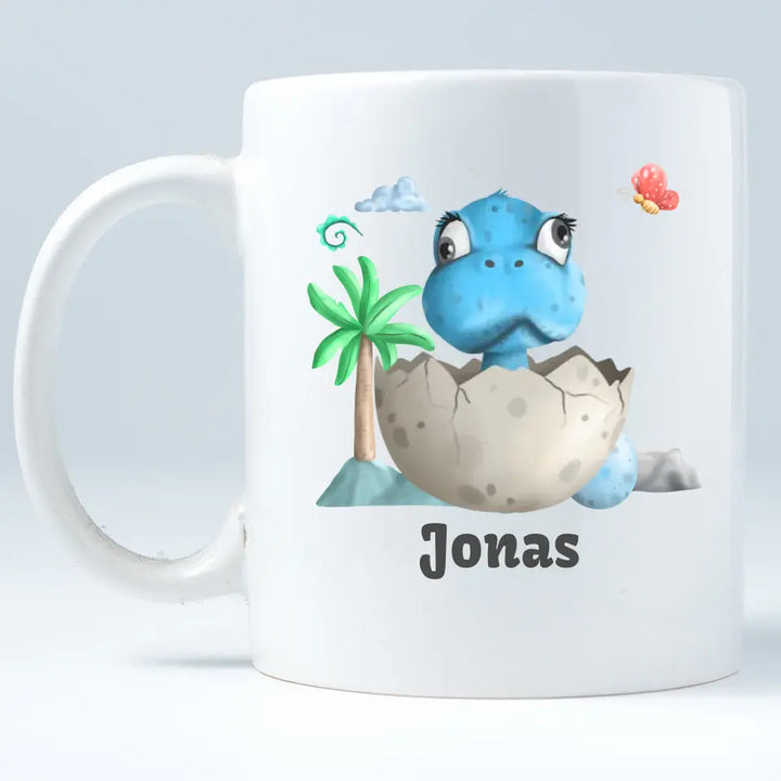 Dino Tasse, personalisierte kindergeschenke, kindertasse mit namenKindergeschenke, Kindergeburtstag Geschenk - printpod.de