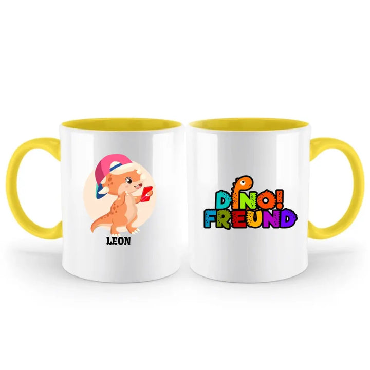 Kindertasse, Kindertasse mit Namen, Dino Tasse, Kindergeburtstag Geschenk, Personalisierte Tasse, Geschenkideen - printpod.de