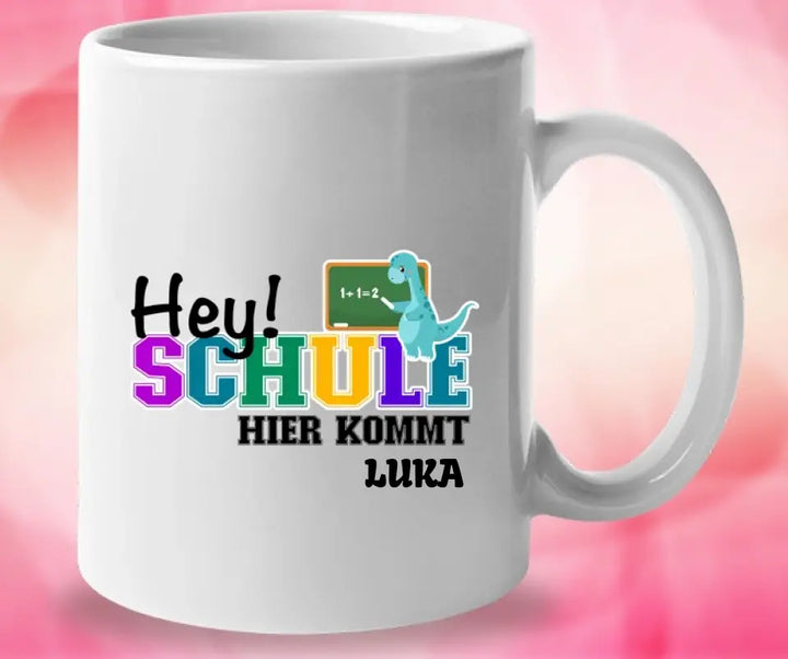 Dino Tasse, Kindertasse mit Namen, Geschenkideen, Kindertasse - printpod.de